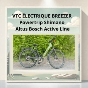 VTC électrique Breezer Powertrip Shimano Altus Bosch Active Line sport altitude